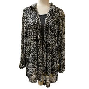 French Laundry Cheetah‎ Top 3X